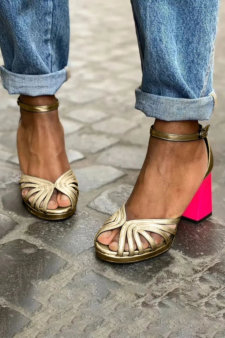 Tereza - Peep Toe Sandals