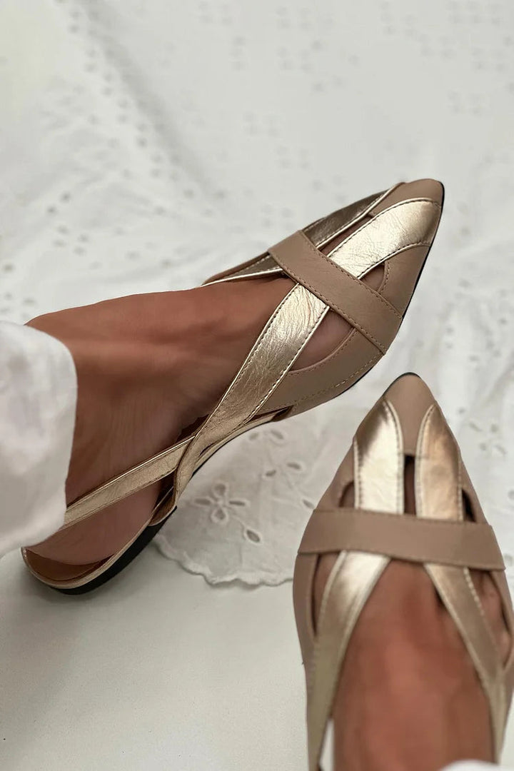 Iracema - Χρυσά Slingback Σανδάλια