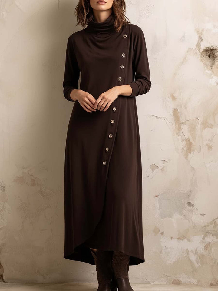Μίντι Φόρεμα Boho με Πλαϊνή Κουμπότρυπα