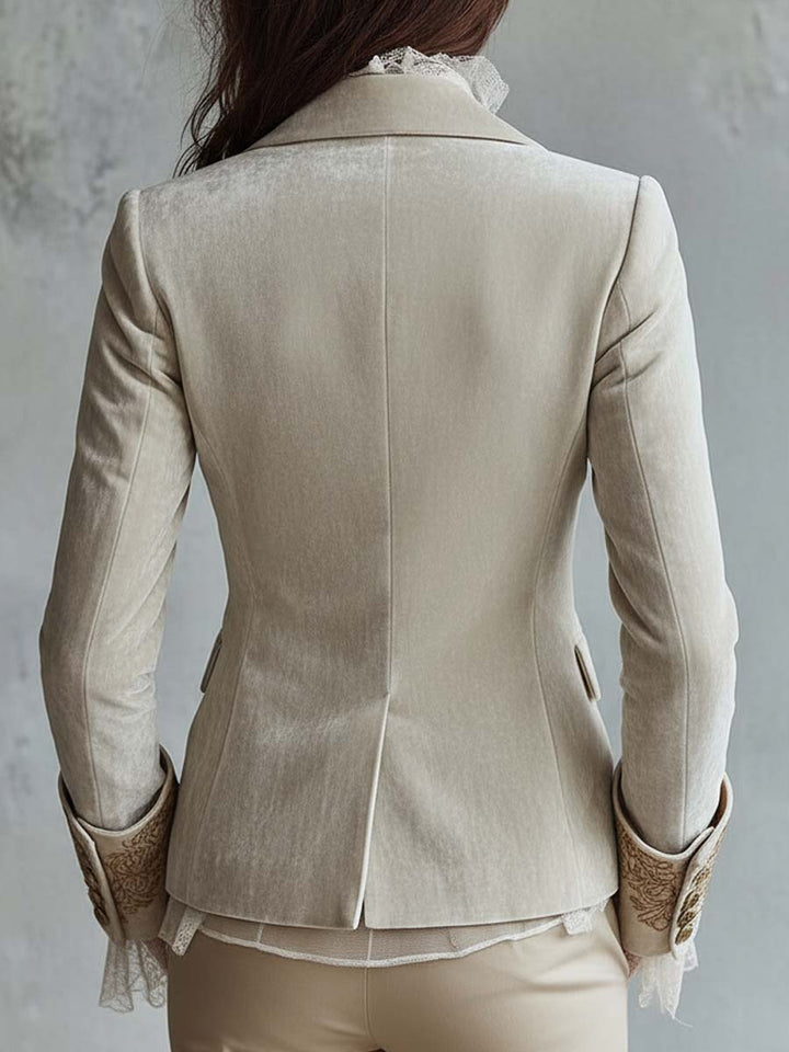 Amberly | Tailored Embroidered Blazer