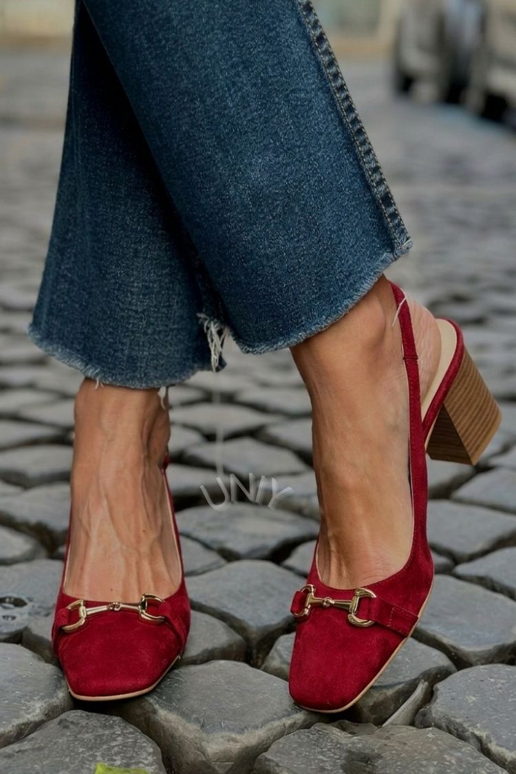 Honorina - Nubuck Heeled Pumps