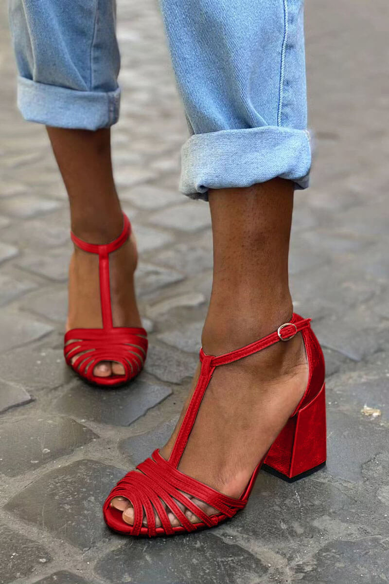 Ivá - Saltos Peep Toe Heels