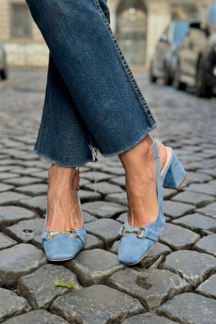 Honorina - Nubuck Heeled Pumps