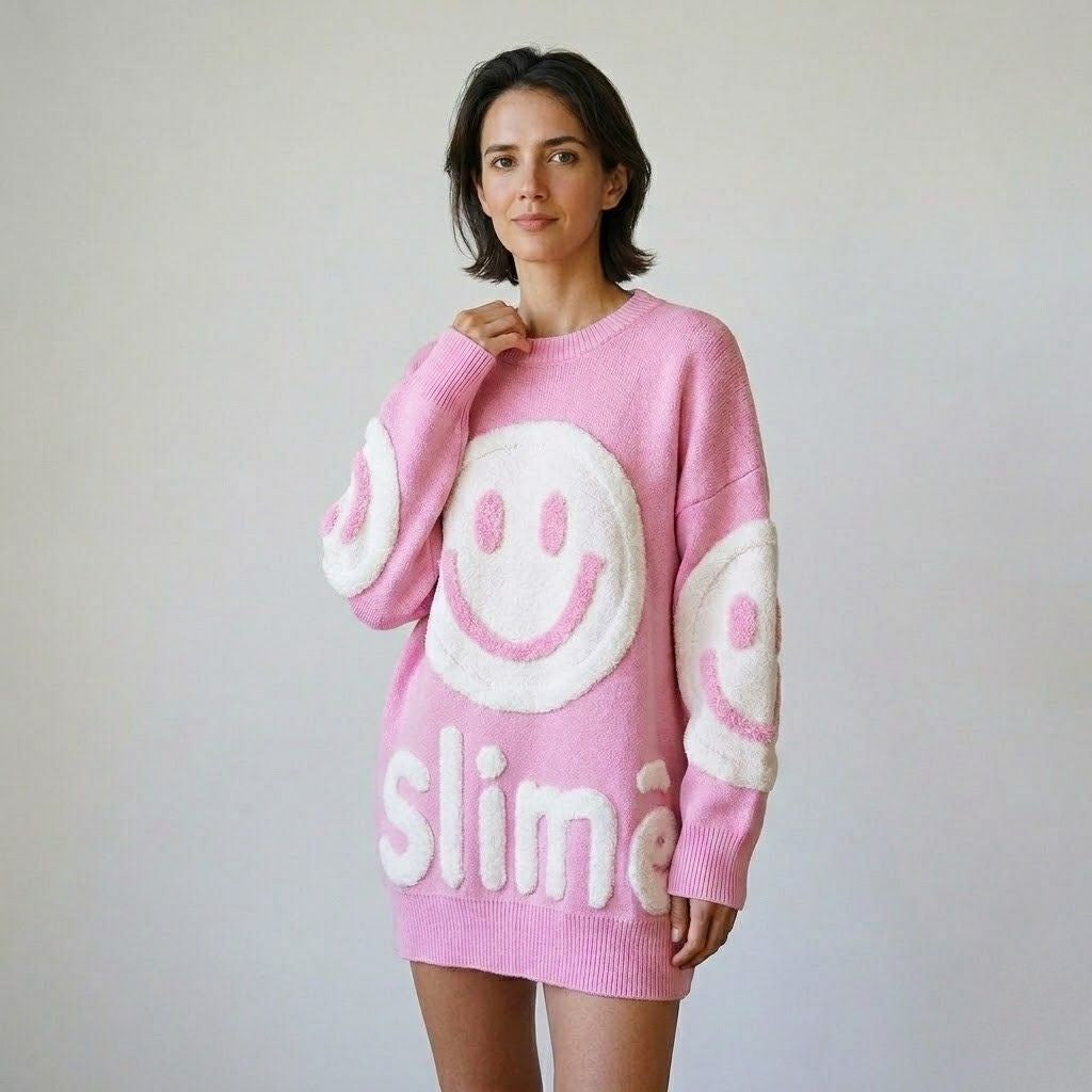 Φούτερ Oversize με Γραφική Σχέδιο