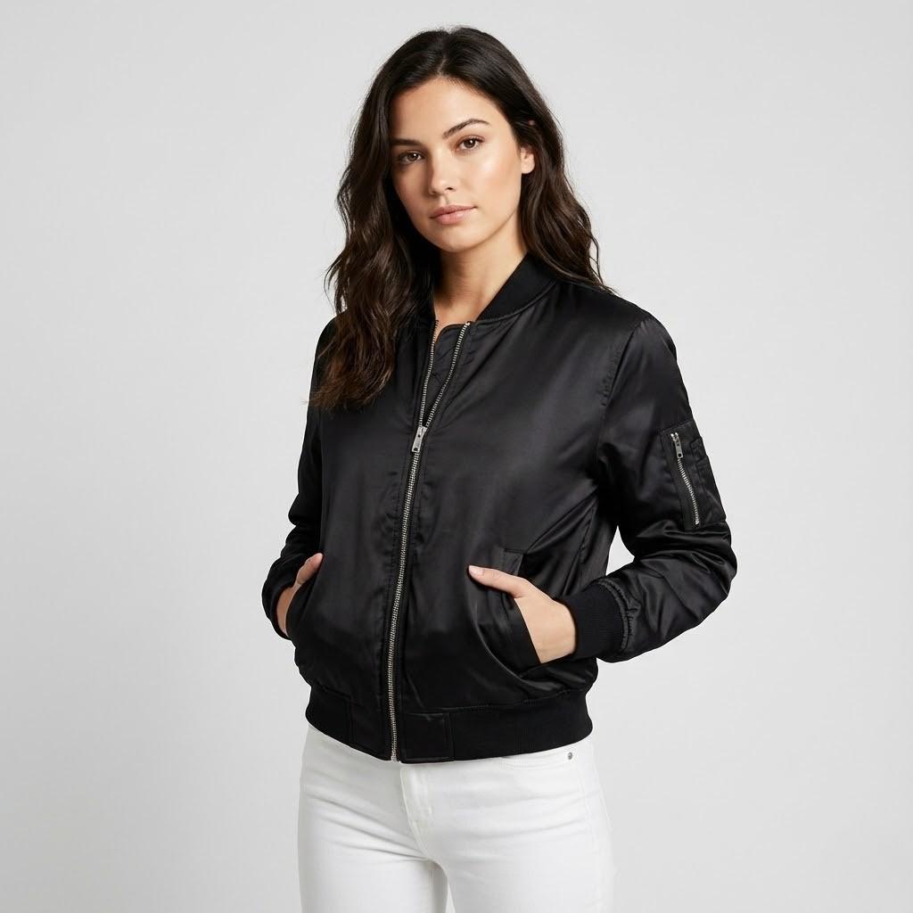 Ελαφριά bomber jacket κλασικού σχεδιασμού με αστικό στυλ