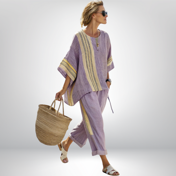 Daisy™ | Bohemian Ριγέ Σετ