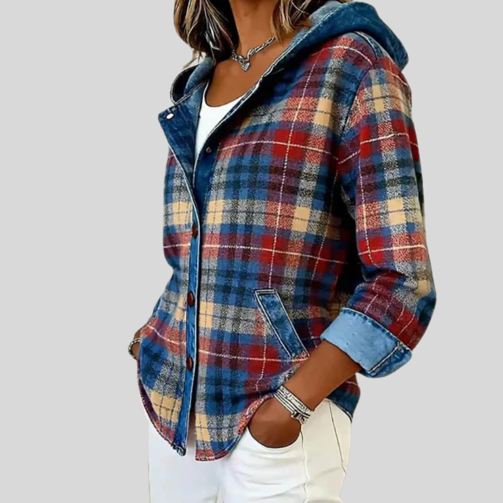 Jeltje | Ζεστό Overshirt με Κουκούλα