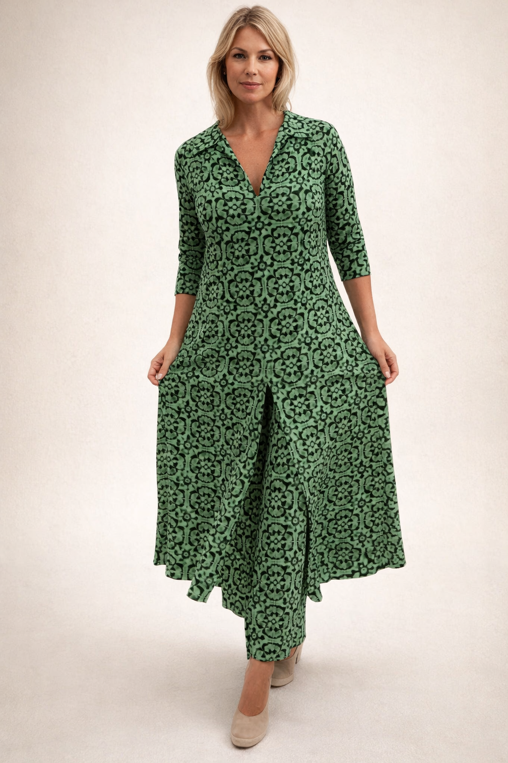 Margaret™ | Printed Dress