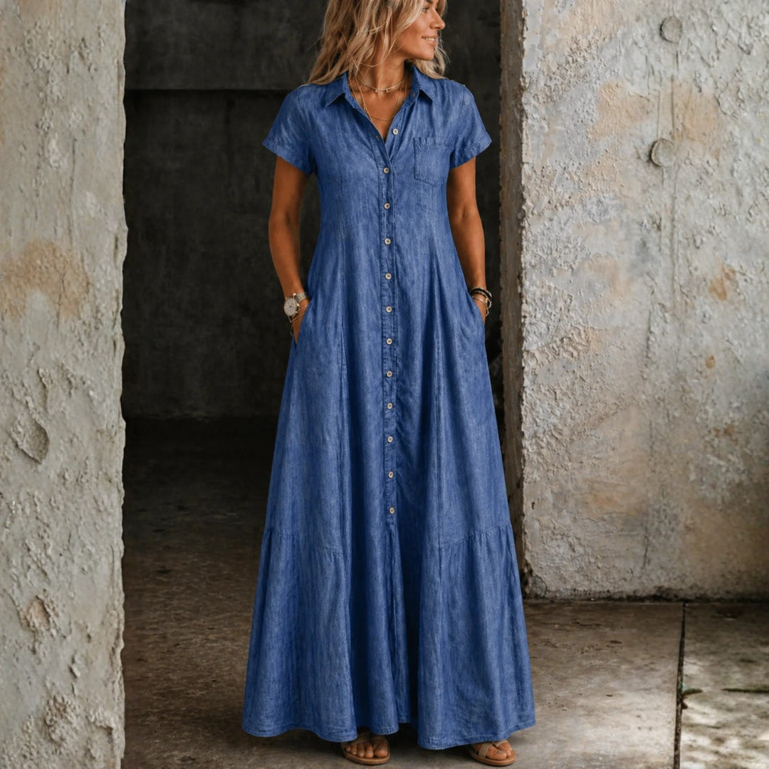 Eliza - Μακρύ Φόρεμα από Τζιν