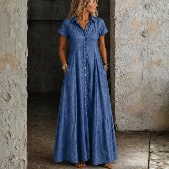Eliza - Μακρύ Φόρεμα από Τζιν
