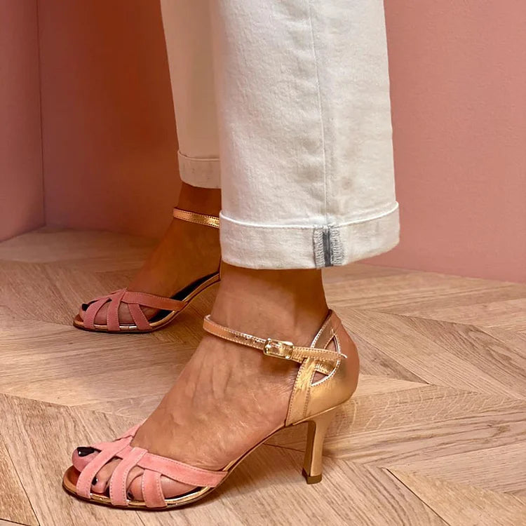Brites - Peep Toe Ankle Boots