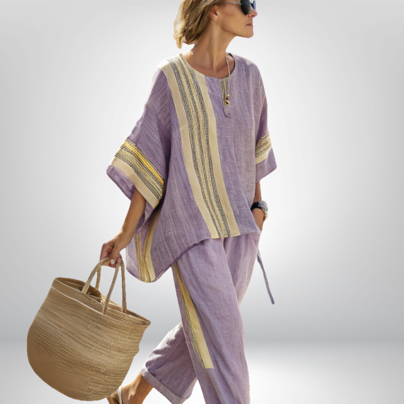 Daisy™ | Bohemian Ριγέ Σετ