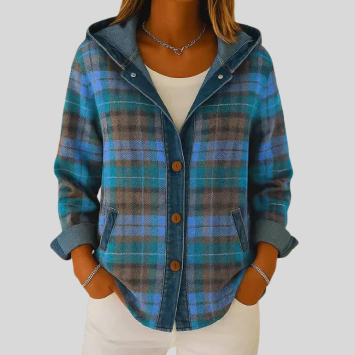 Jeltje | Ζεστό Overshirt με Κουκούλα
