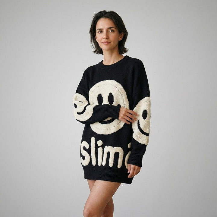 Φούτερ Oversize με Γραφική Σχέδιο