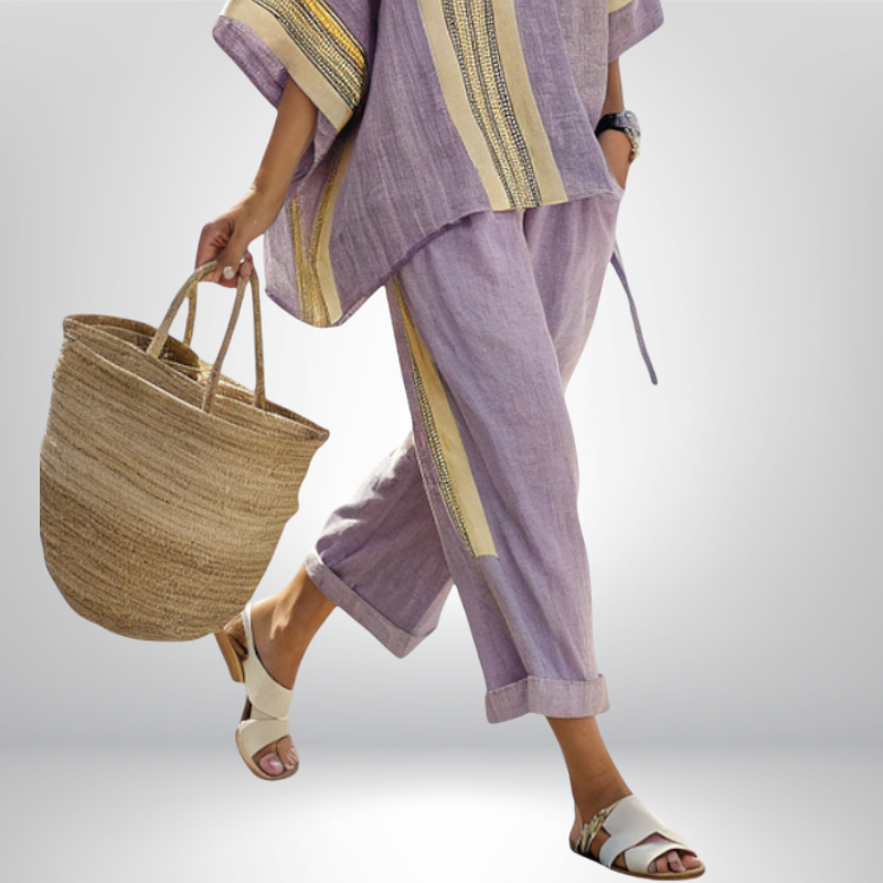 Daisy™ | Bohemian Ριγέ Σετ