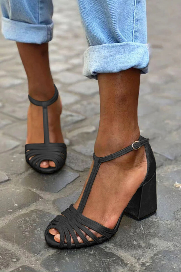 Ivá - Saltos Peep Toe Heels