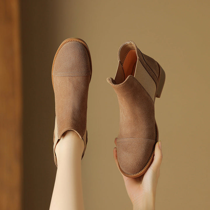 Αυθεντικές Suede Μπότες Zadie