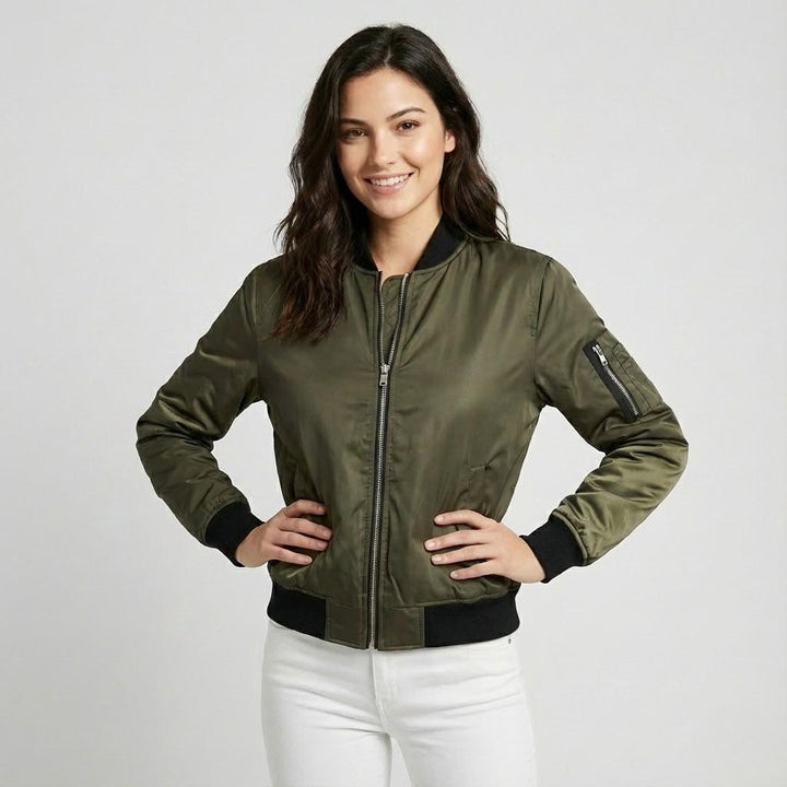 Ελαφριά bomber jacket κλασικού σχεδιασμού με αστικό στυλ
