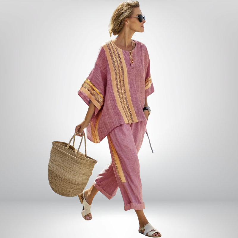 Daisy™ | Bohemian Ριγέ Σετ