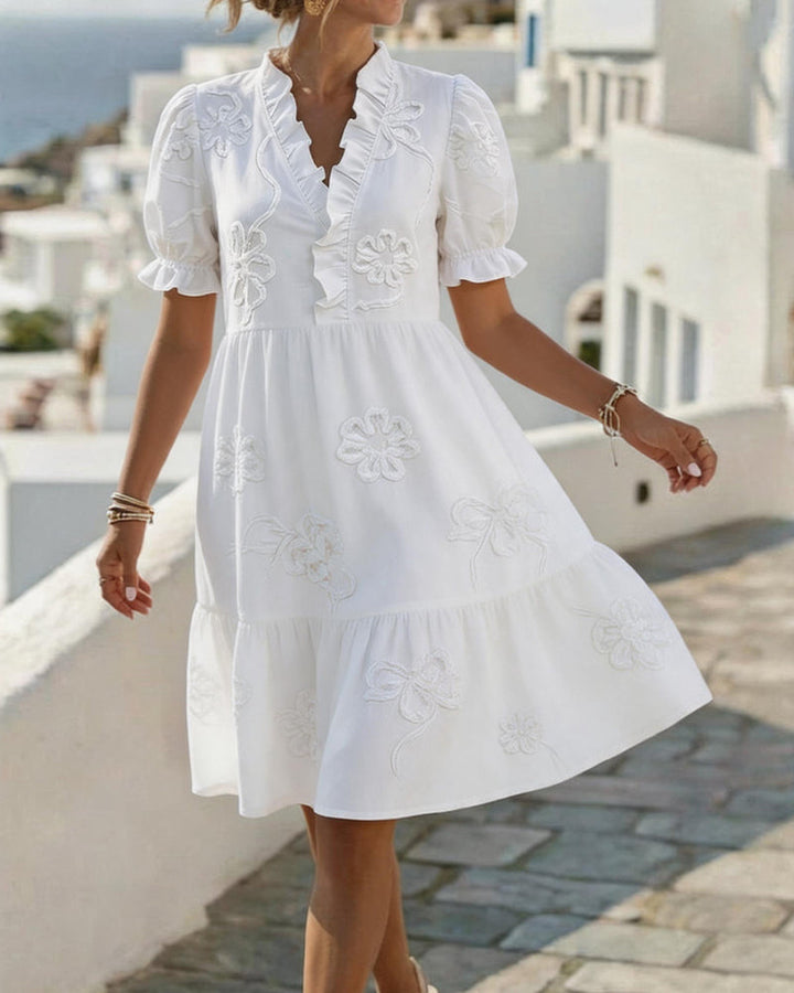 Frederica | Midi Dress with Cross Design