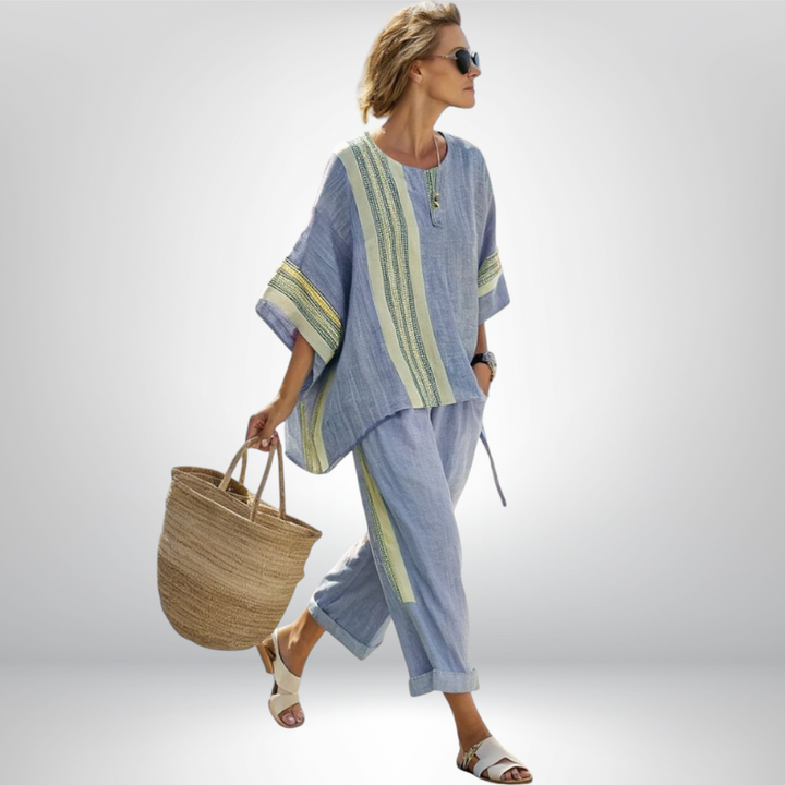 Daisy™ | Bohemian Ριγέ Σετ