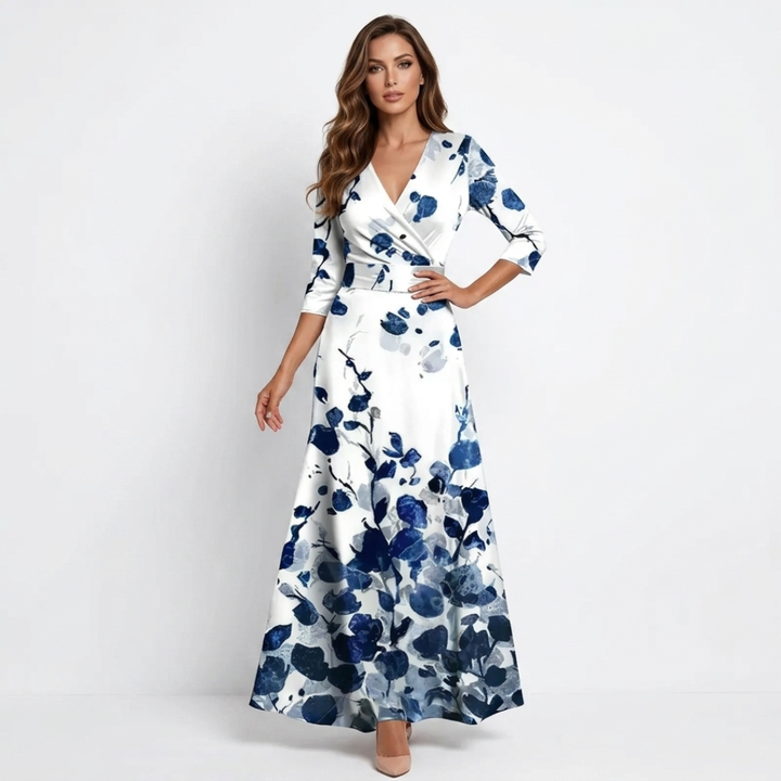 Chloe - Εlegant Maxi Floral Φόρεμα