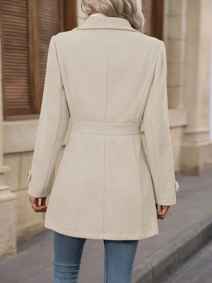 Φθινοπωρινό Μαλλί Παλτό – Κομψό Slim Fit για Ποικιλία Στυλ