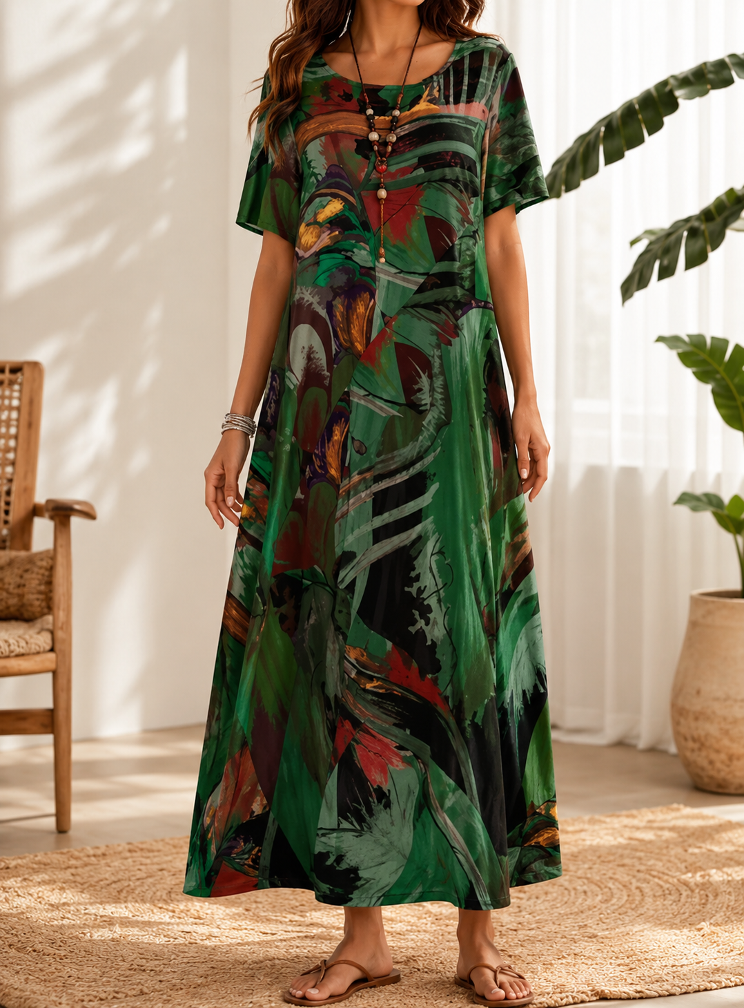 Ester | Chiffon Midi Dress