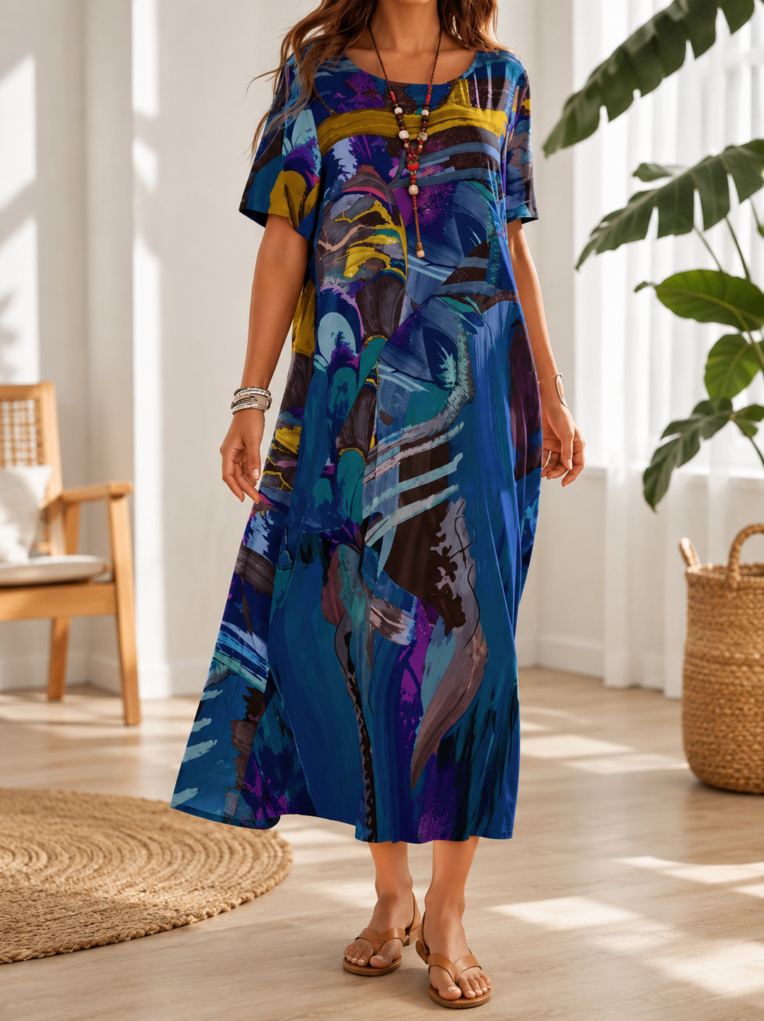 Ester | Chiffon Midi Dress