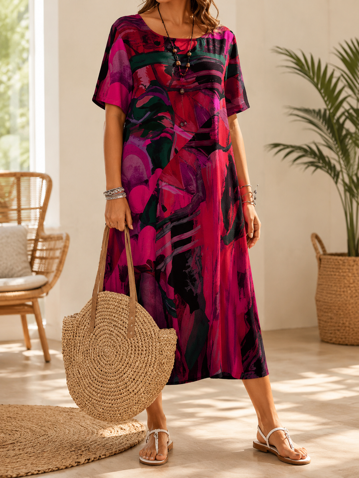 Ester | Chiffon Midi Dress