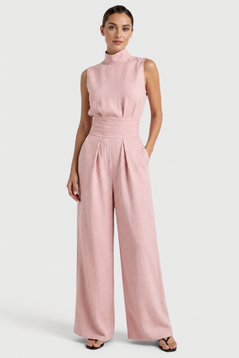 Λούμπα | Άνετο Σετ με Αμάνικο Τοπ και Φαρδιά Παντελόνια