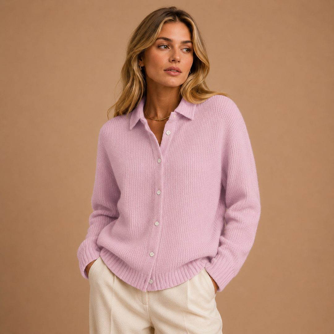Katrina | Structured Sweater with Buttons