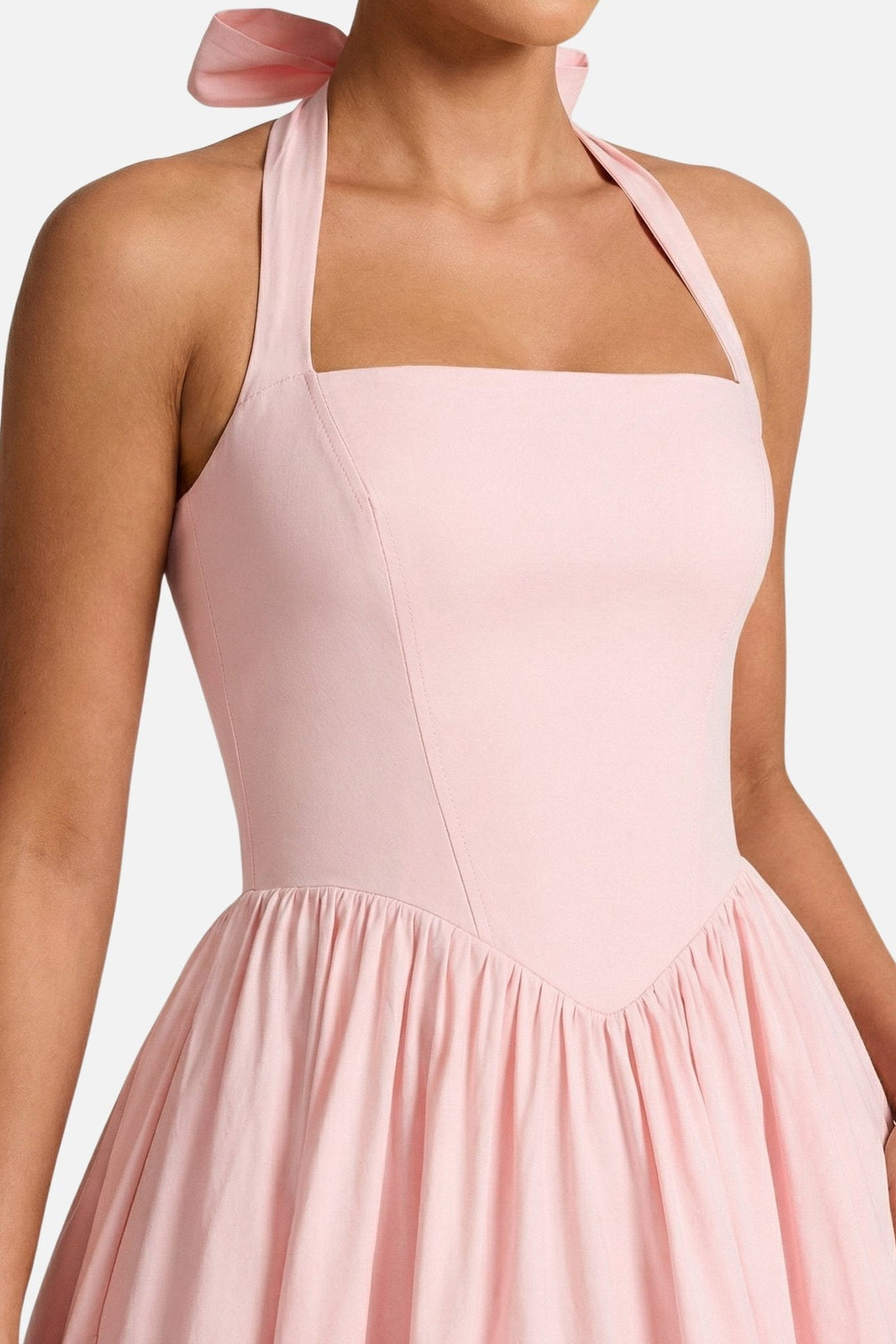 Brigita | Midi A-Line Dress with Neckline