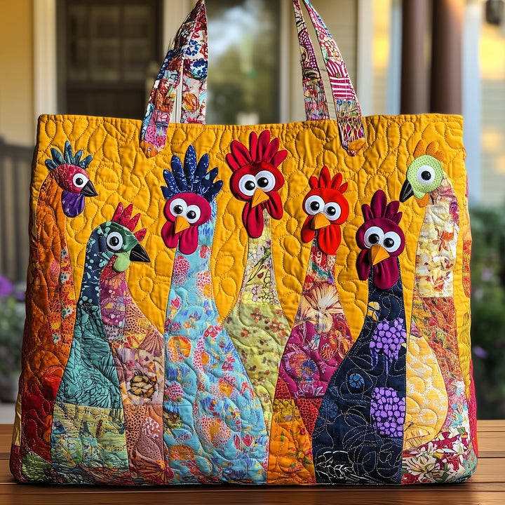 Funky Chicken Tote Bag with Blanket GFTOHD7929