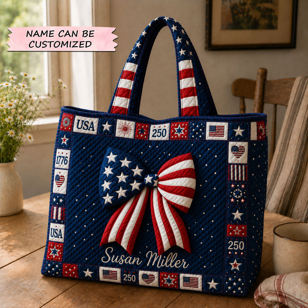 Πατριωτική Τσάντα America 250 Κουβερτισμένη Tote GFTOHNL228
