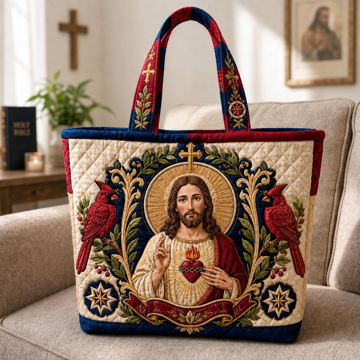 Τσάντα Tote με Καρδιές Αγίου GFTOHNL2659