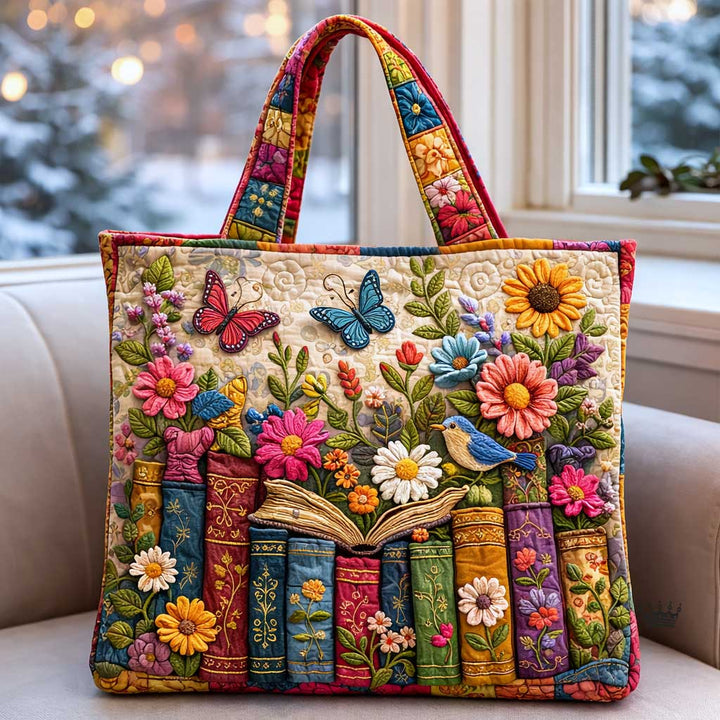Τσάντα Tote με Κουβέρτα Meadow Books - Κωδικός GFTOMA10139
