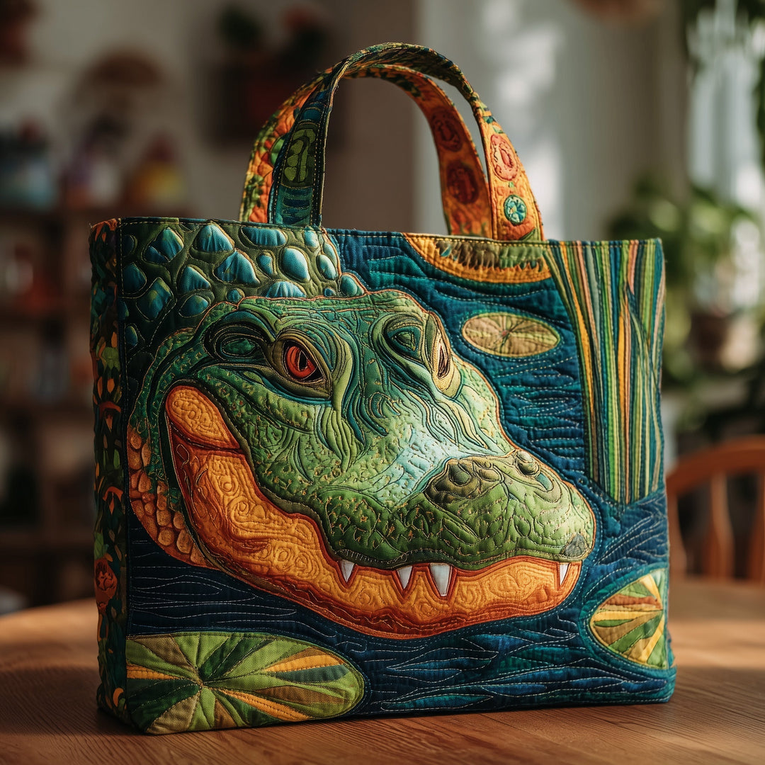 Τσάντα Tote Gator με Κουβερτούρα GFTOMA1963