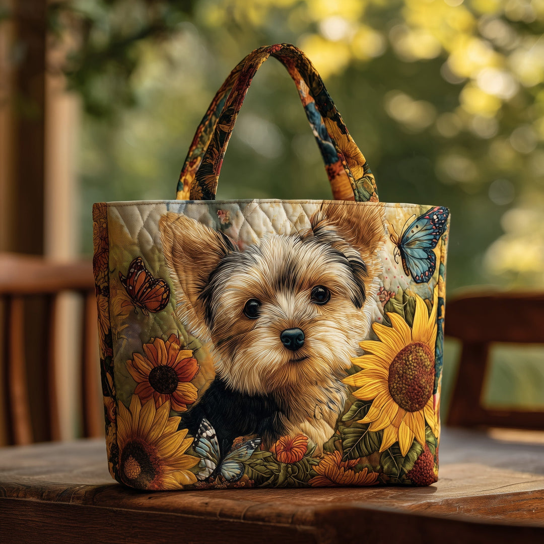 Τσάντα Tote Υφασμάτινη με Σχέδιο Yorkshire Terrier GFTOMA3186