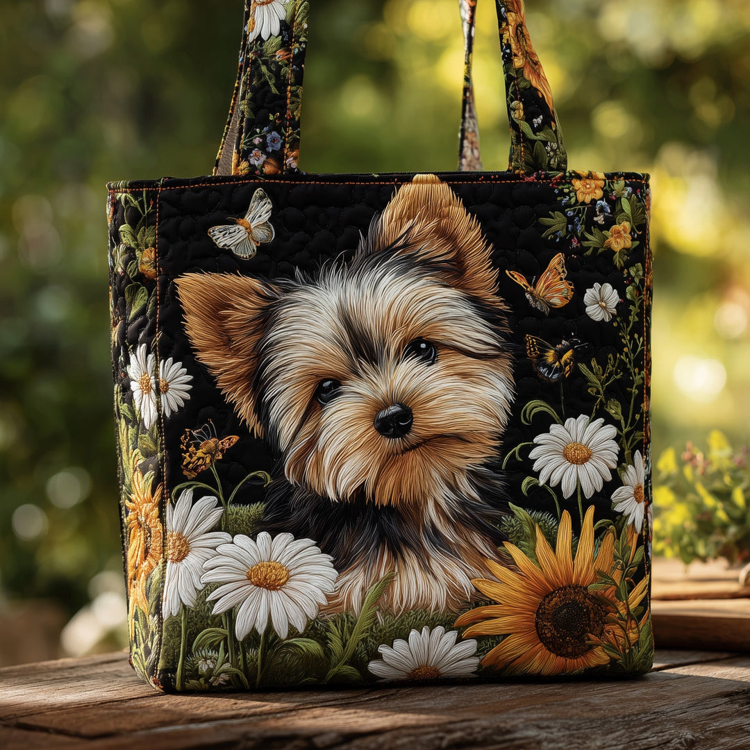 Τσάντα Tote με Θέμα Yorkshire Terrier και Κουβέρτα GFTOMA3189