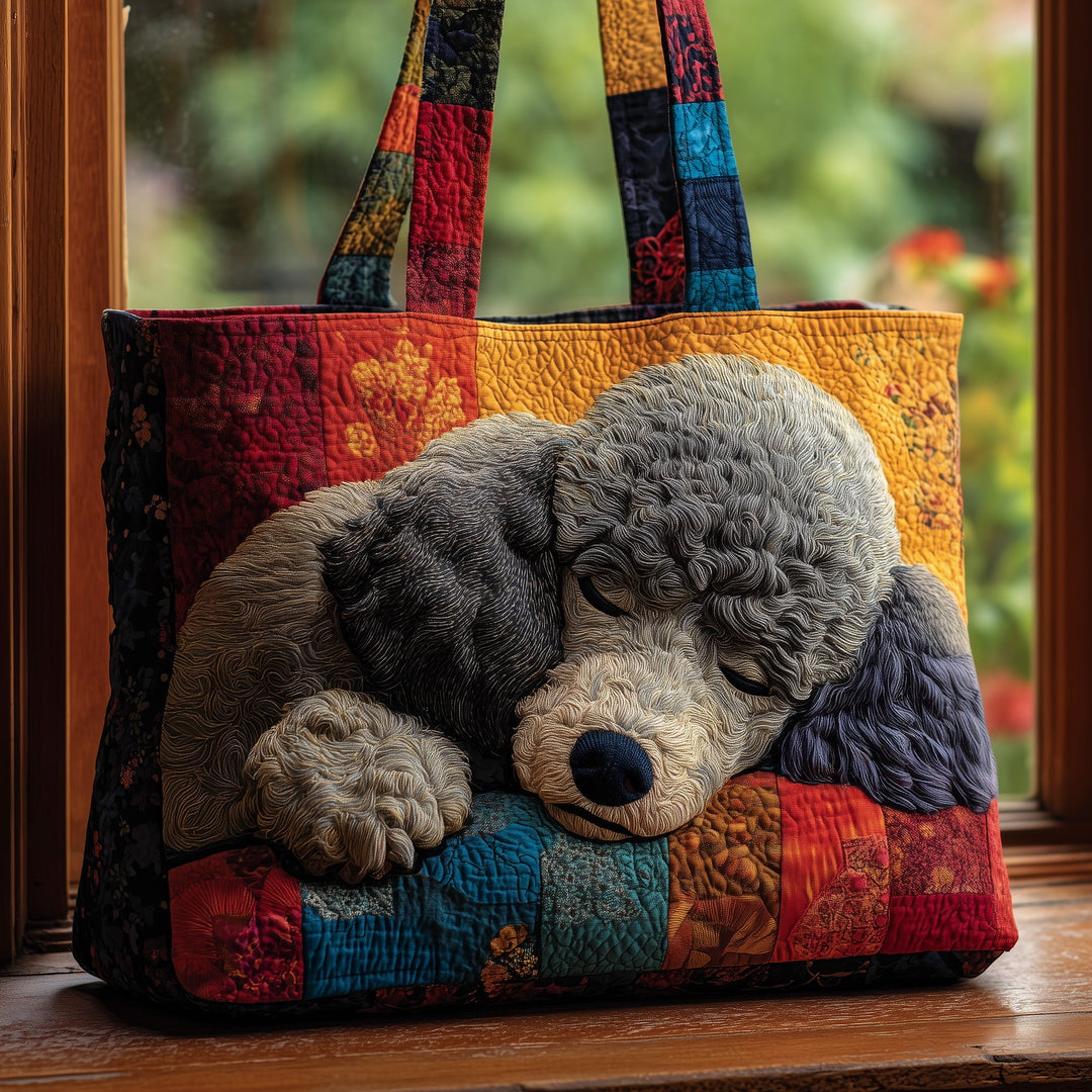 Τσάντα Tote με Κουβέρτα Poodle - Μοντέλο GFTOMA4120