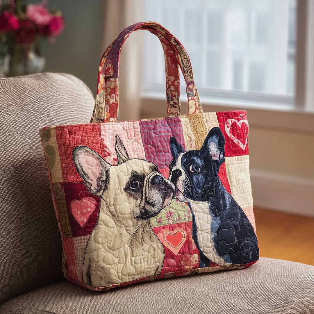 Τσάντα Tote με Κέντημα Pawfect Match - Κωδικός GFTOMA8630