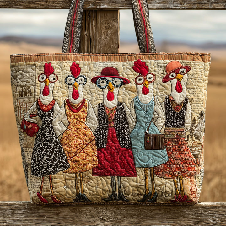 Τσάντα Tote με Κουβέρτα Lady Chicken - Μοντέλο GFTONL5260