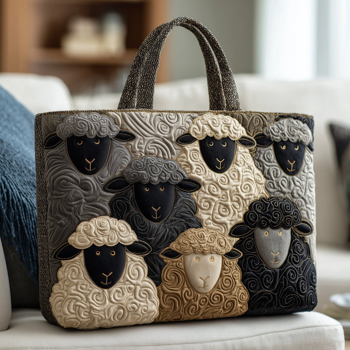 Τσάντα Tote με Κουβέρτα Sheep Haven - Κωδικός GFTONT2429