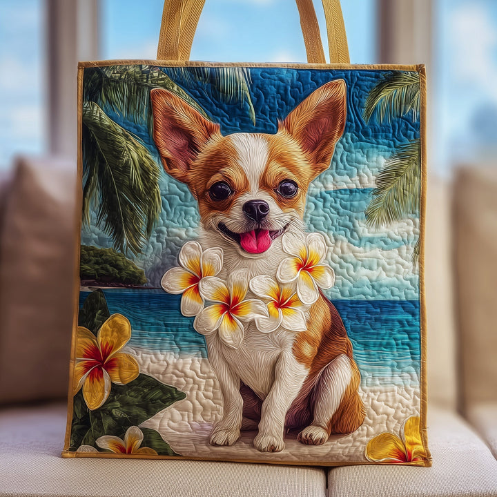Τσάντα Tote Παραλίας Chihuahua με Κουβερτούρα GFTONT2655
