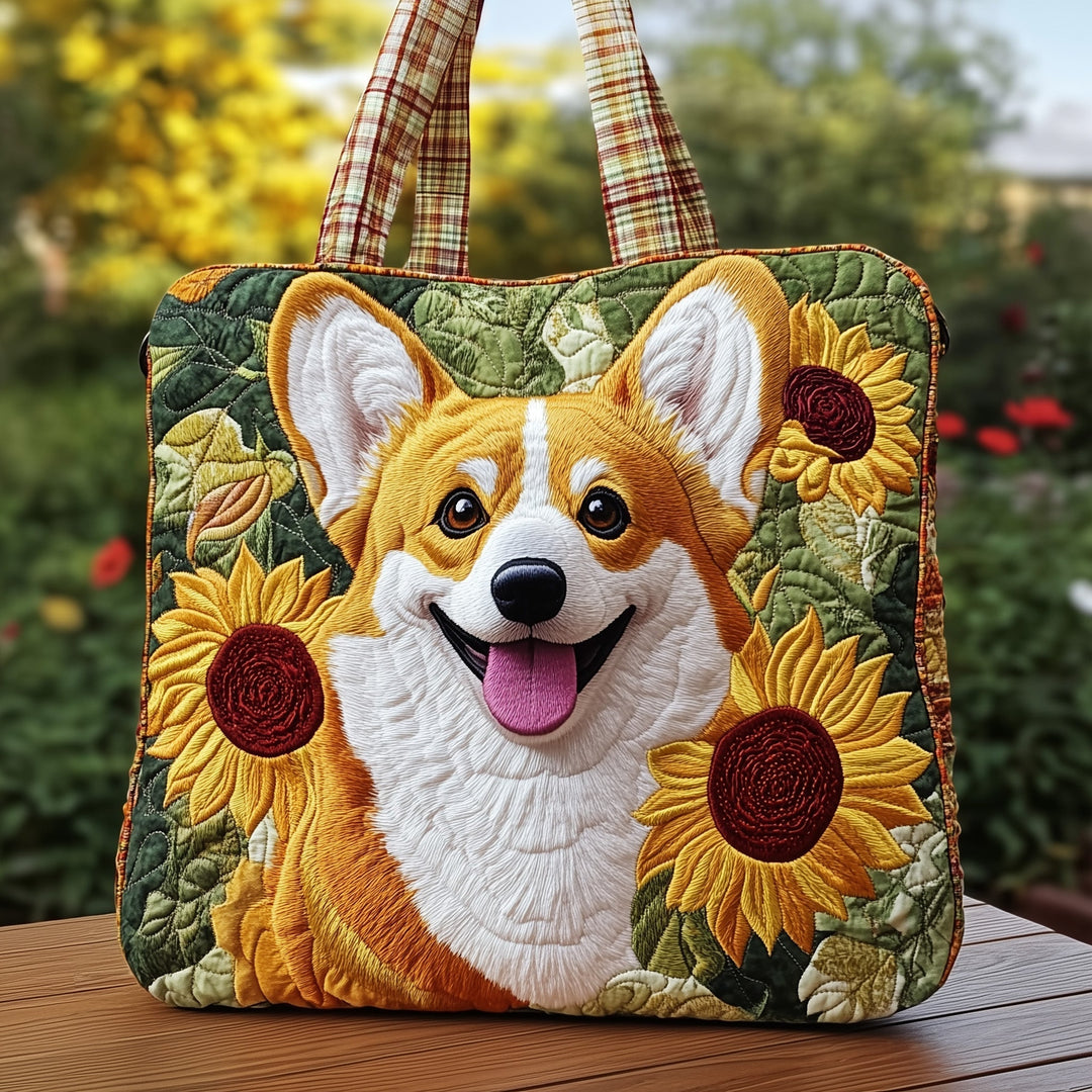 Τσάντα Tote Corgi Joy με Κέντημα GFTONT3360