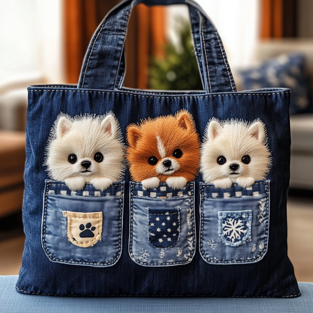 Τσάντα Tote GFTONT4119 με Κουβερτούρα Πομεράνιαν