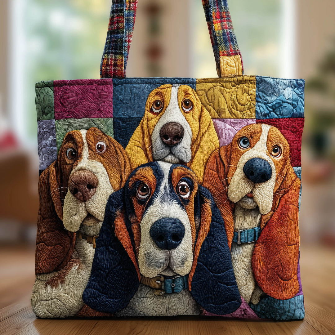 Τσάντα Tote με Σχέδιο Basset Hound GFTONT6029