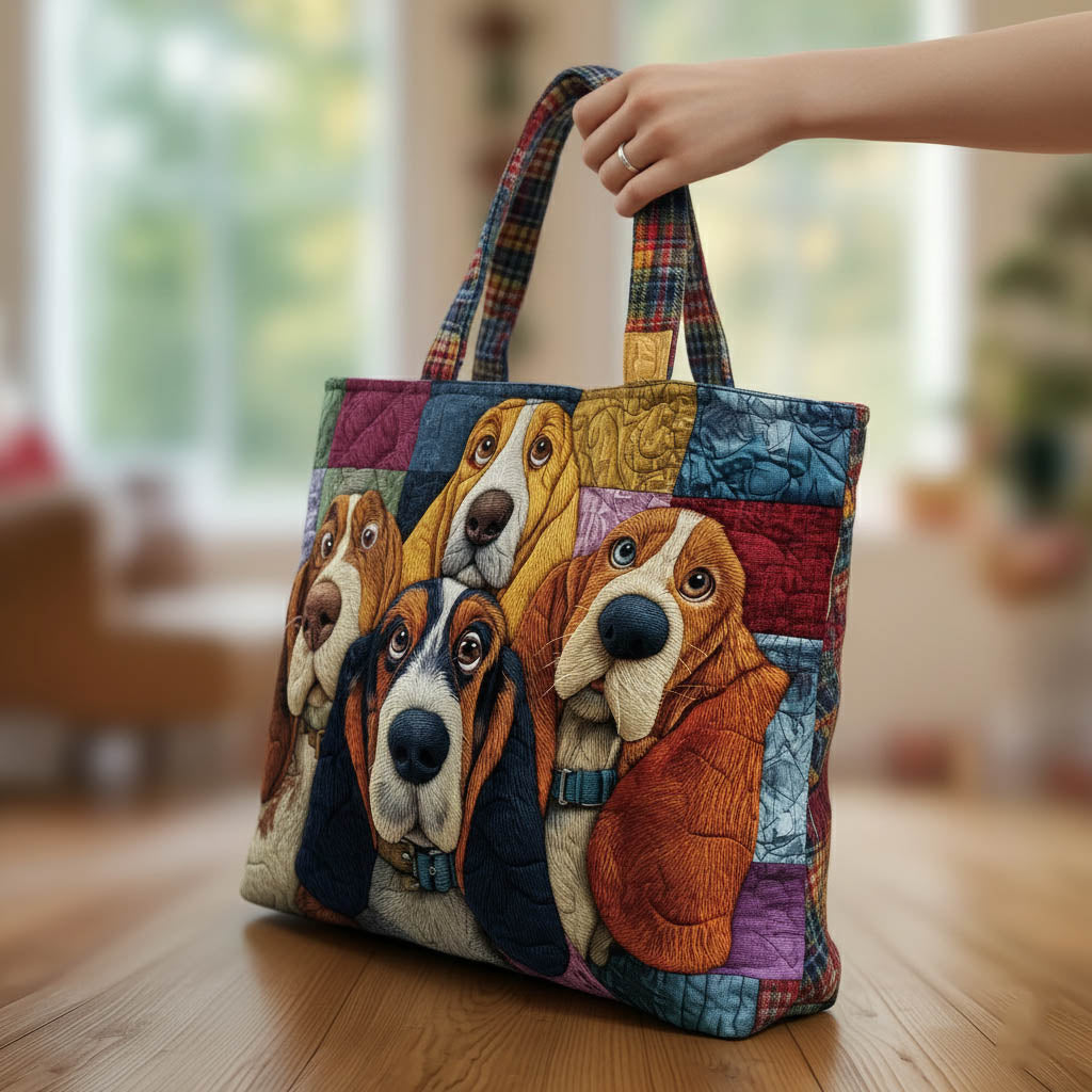 Τσάντα Tote με Σχέδιο Basset Hound GFTONT6029