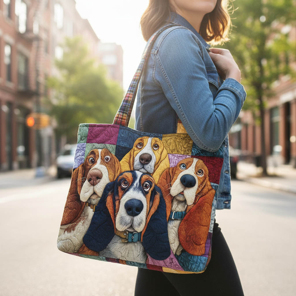 Τσάντα Tote με Σχέδιο Basset Hound GFTONT6029